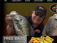 Tablet Screenshot of mrcrappie.com